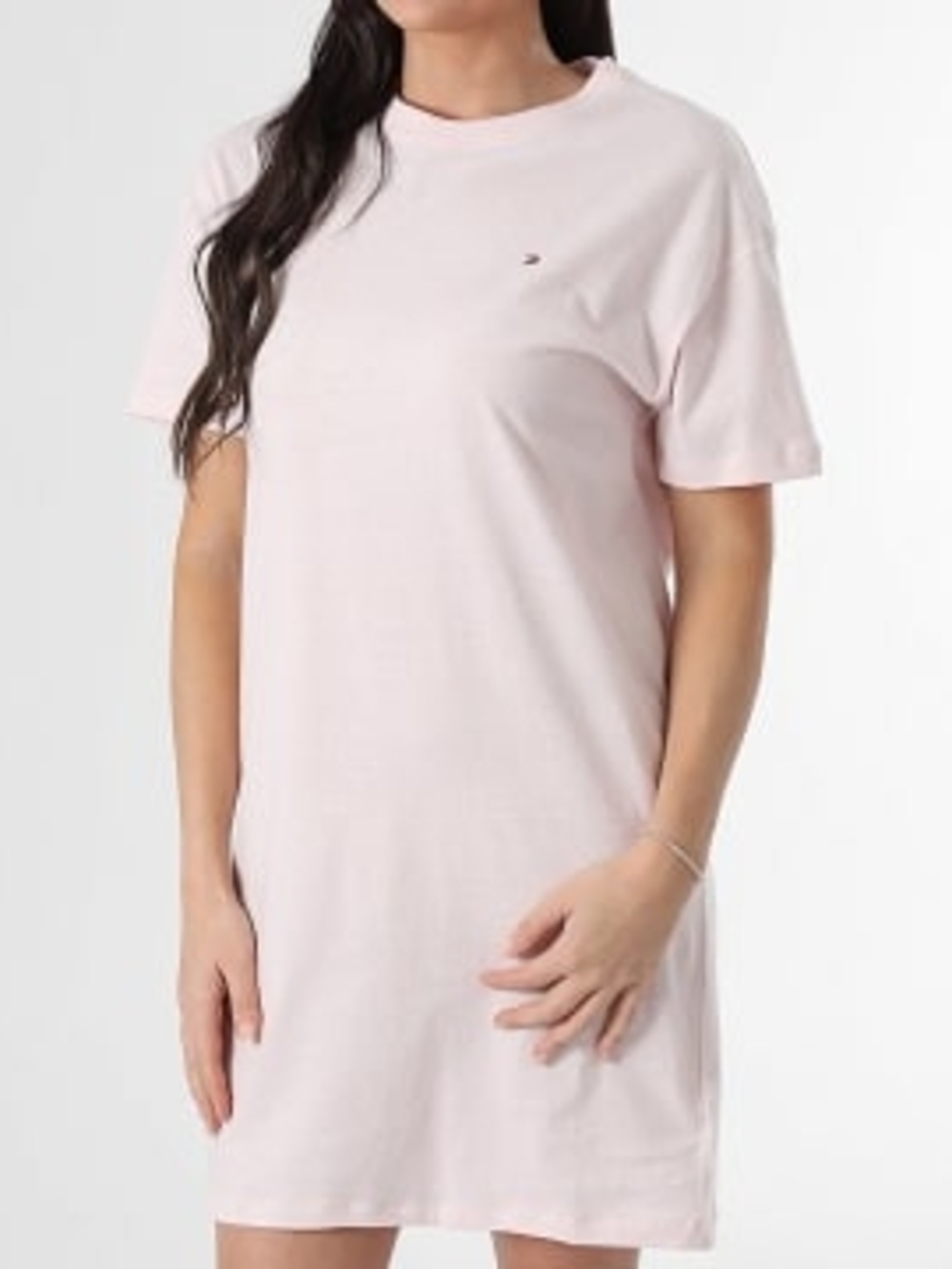 Tommy Hilfiger Light Peach Crewneck Tshirt Dress